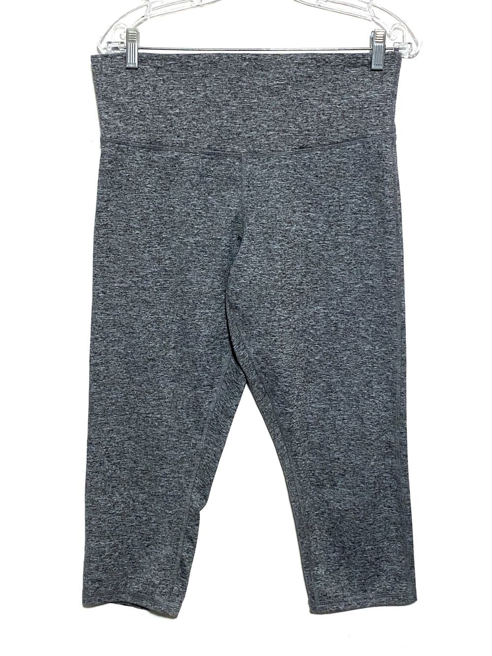 Champion Leggings Women XL Gray Capri High Waist Stretch Athleisure Workout Gym